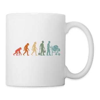 Ouvrier du bâtiment Maçon Artisan sur chantier Maçon - Mug blanc - blanc - Droite