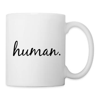 humain. Droits de l’homme pour tous - Mug blanc - blanc - Droite