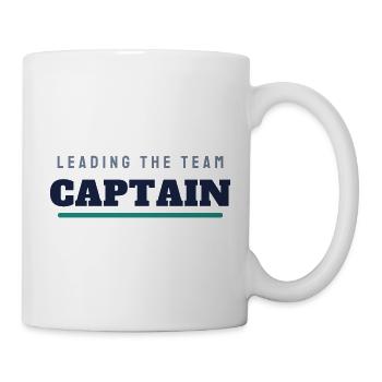 Lettrage du Captain College - Club du capitaine - Mug blanc - blanc - Droite
