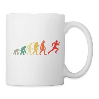 Jogger Evolution for Runners Jogging - Mug - white - Right