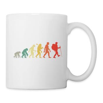 Wanderer Evolution I Love Hiking Retro - Mug - white - Right