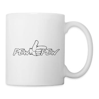 PewPew Laser Rétro Graphique Portable - Mug blanc - blanc - Droite