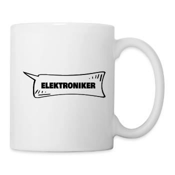 Azubi Elektroniker - Tasse - Weiß - Rechts