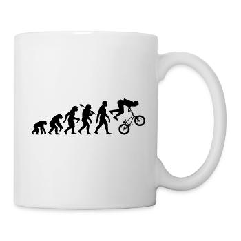 BMX Rider - BMX-Evolution Für BMX Fahrer - Tasse - Weiß - Rechts