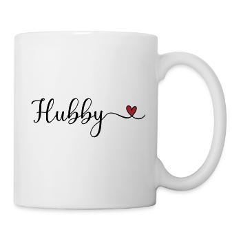 Hubby Heart - Tasse - Weiß - Rechts