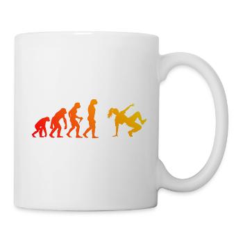 Geschenkidee für die Breakdancerin mit Streetdance - Tasse - Weiß - Rechts