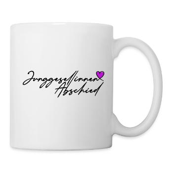Junggesellinnen Abschied Herz - Tasse - Weiß - Rechts