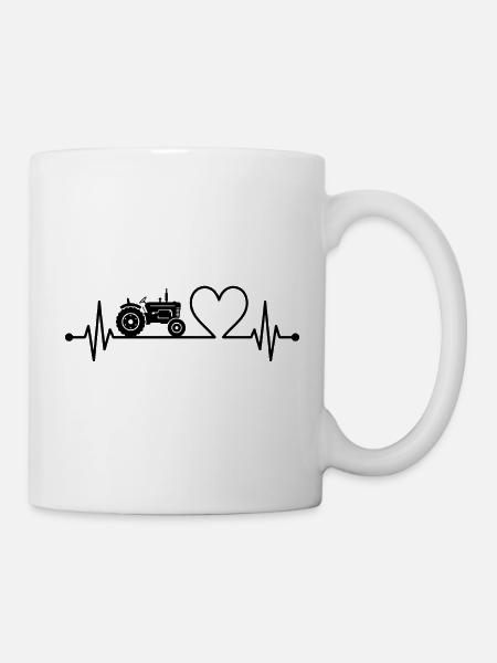 Traktor / Traktor / Traktor - Tasse - Weiß