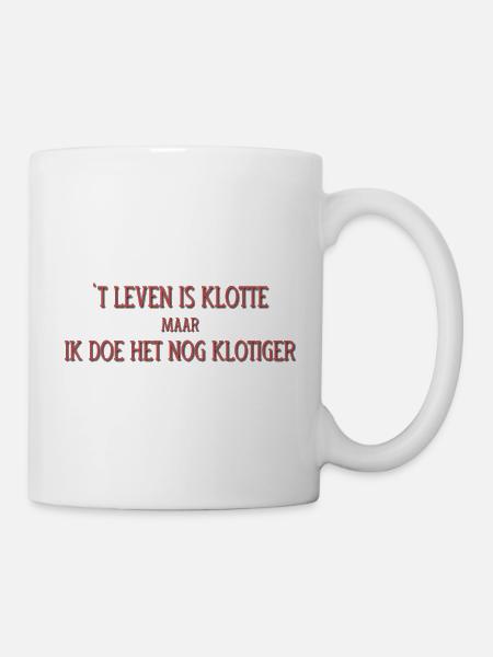 Antwerpse_Dialect_t-Hemd - Tasse - Weiß