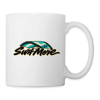 Surf More – Wing Classic - Tasse - Weiß - Rechts
