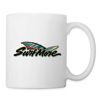 Surf More – Wind Classic - Tasse - Weiß - Rechts