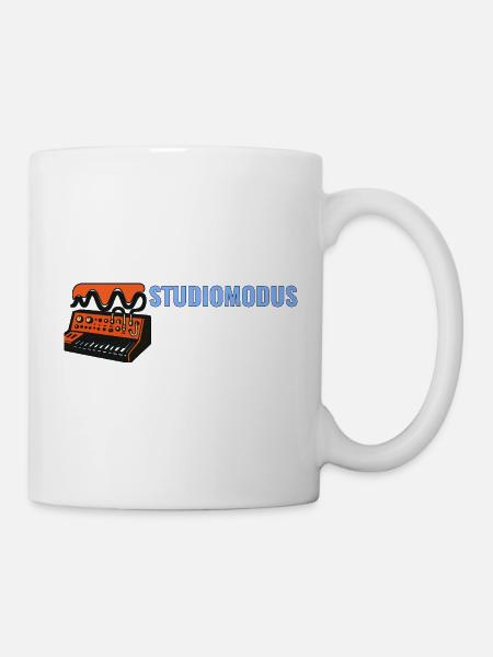 Studiomodus. – Bedroom Producer / Synth – Motiv. - Tasse - Weiß