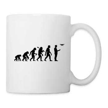 Drohne Evolution Für Drone Piloten - Tasse - Weiß - Rechts