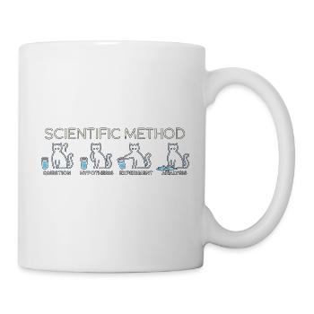 Katzenexperiment - Tasse - Weiß - Rechts