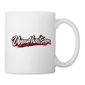 Unaufhaltsam Kraftschrift - Tasse - Weiß - Rechts