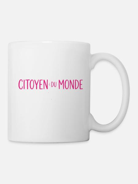 Citoyen du Monde – Globaler Bürger - Tasse - Weiß