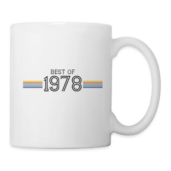 Best Of 1978 Funny Gift T-Shirt - Tasse - Weiß - Rechts