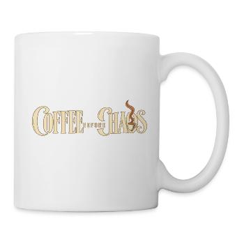 Coffee Before Chaos - Tasse - Weiß - Rechts