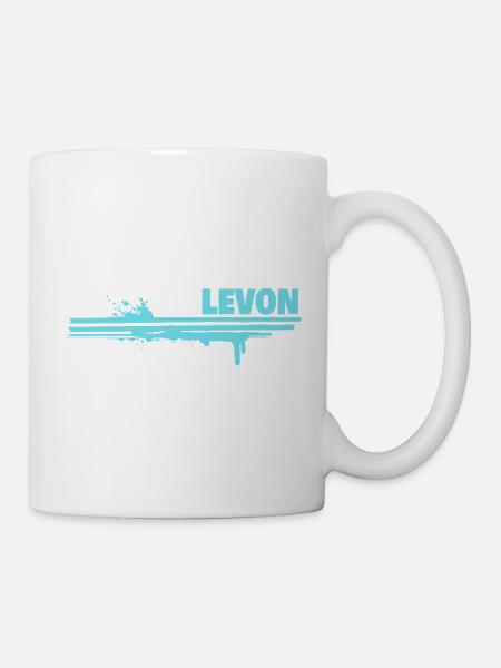Levon als Malerei - Tasse - Weiß