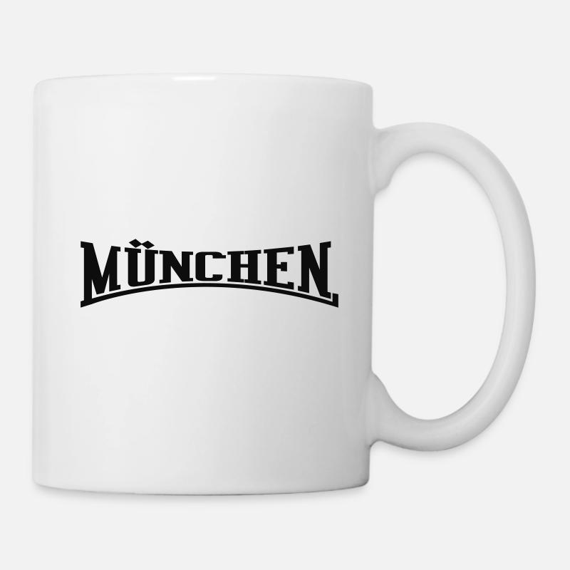 München Schriftzug - Tasse - Weiß