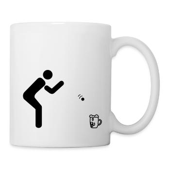Beerpong #1 - Tasse - Weiß - Rechts