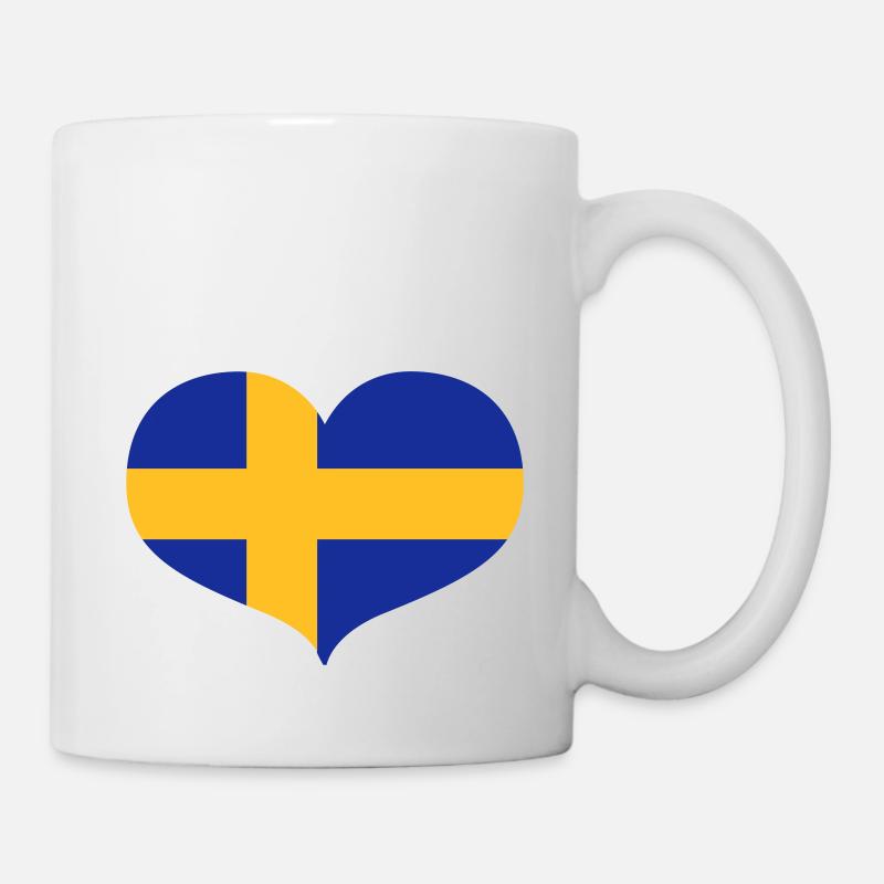 Swedish Love - Tasse - Weiß