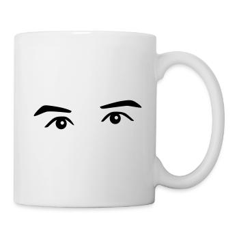 les yeux - Mug blanc - blanc - Droite
