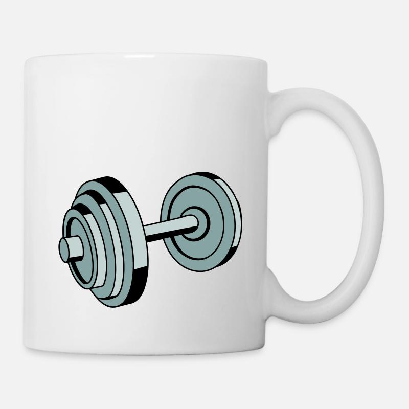 masterfitness_hantel_3fbg - Mug - white