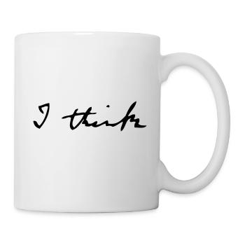 I think - Tasse - Weiß - Rechts