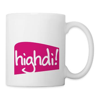 hyghdi Heido heida - Mug blanc - blanc - Droite