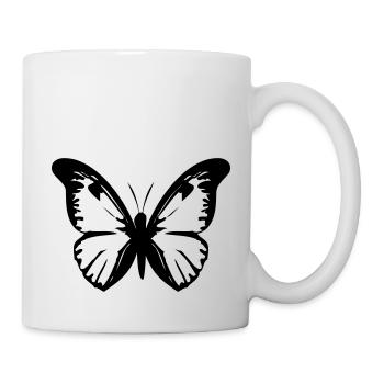 Schmetterling - Mug - white - Right