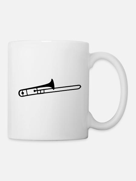 posaune - Tasse - Weiß