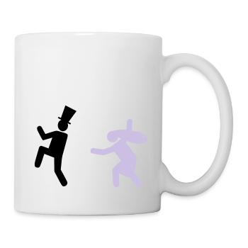 Running Groom - Tasse - Weiß - Rechts