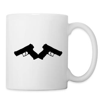 gun2_2_mal6 - Tasse - Weiß - Rechts