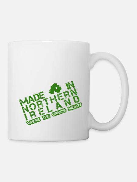 Made in Nordirland - Tasse - Weiß