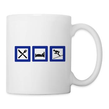skis - Mug - white - Right
