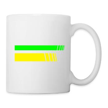 2 Stripes - Tasse - Weiß - Rechts