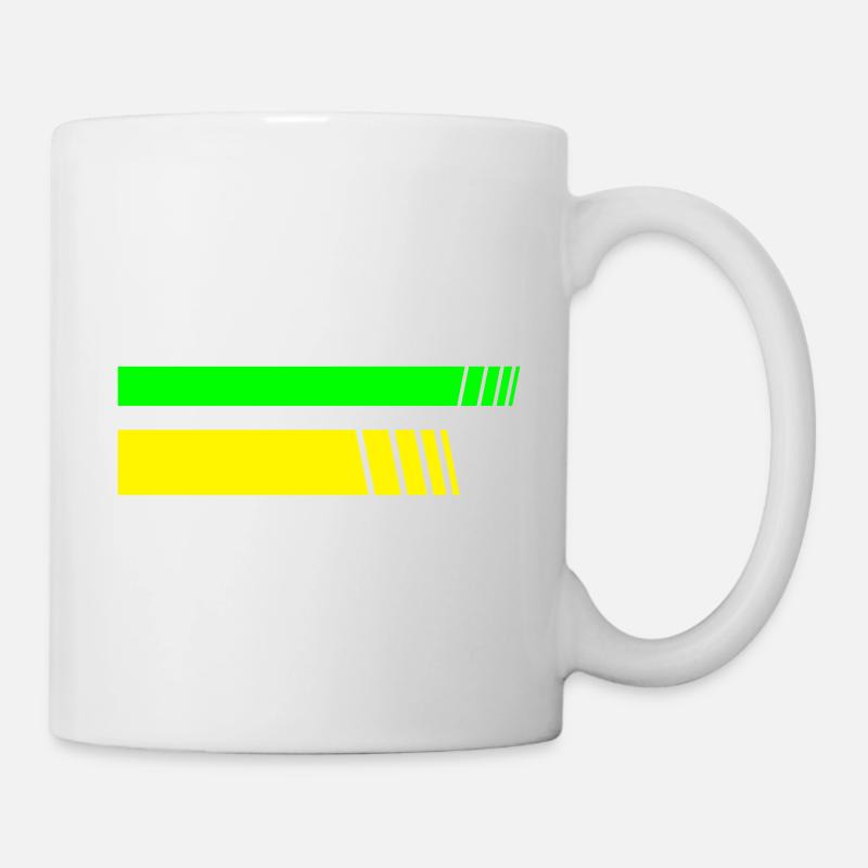 Rayures - Mug blanc - blanc
