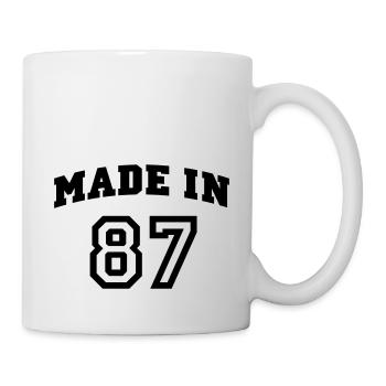 mp_madein87a - Mug - white - Right
