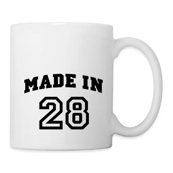 mp_madein28a - Mug - white - Right