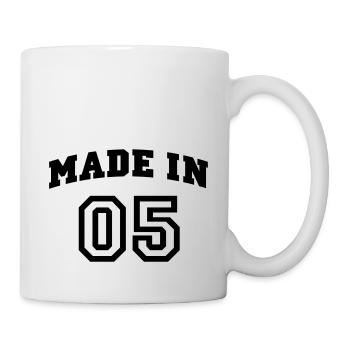 mp_madein05a - Mug blanc - blanc - Droite