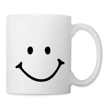 smile - Mug blanc - blanc - Droite