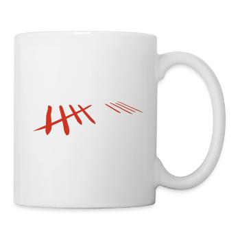zählen - Tasse - Weiß - Rechts