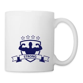 strong_2 - Tasse - Weiß - Rechts