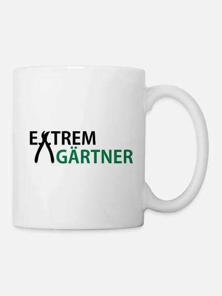 garten - Tasse - Weiß