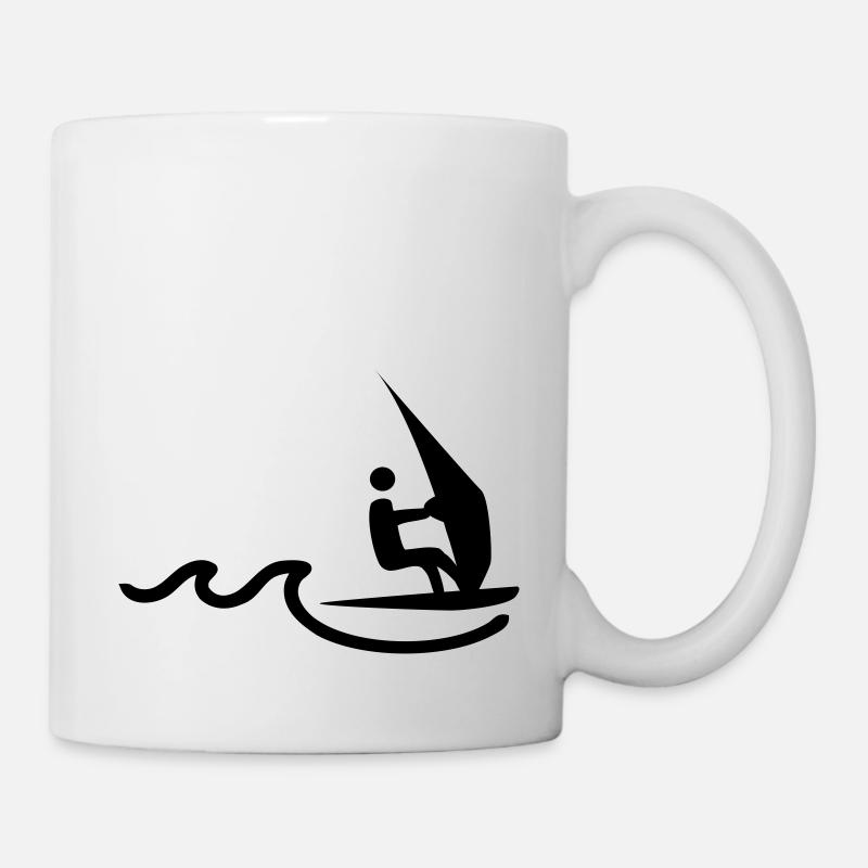windsurfer - Tasse - Weiß