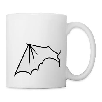 batwing_left - Tasse - Weiß - Rechts