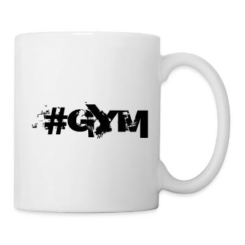 #GYM - Bodybuilding, Fitness, - Mug - white - Right