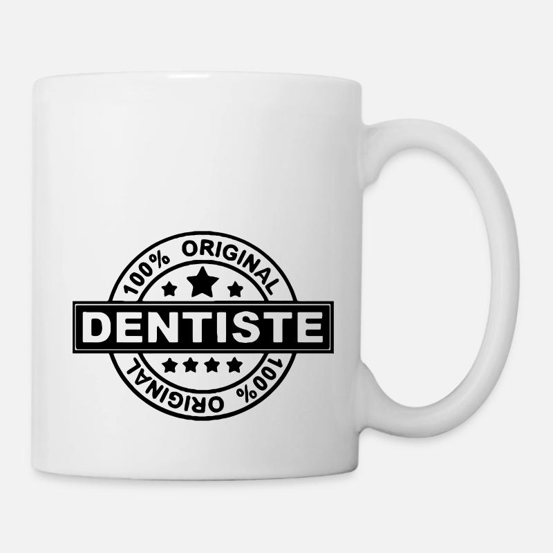 Caducee dentiste - Mug blanc - blanc