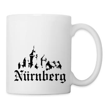 Nürnberg - Tasse - Weiß - Rechts